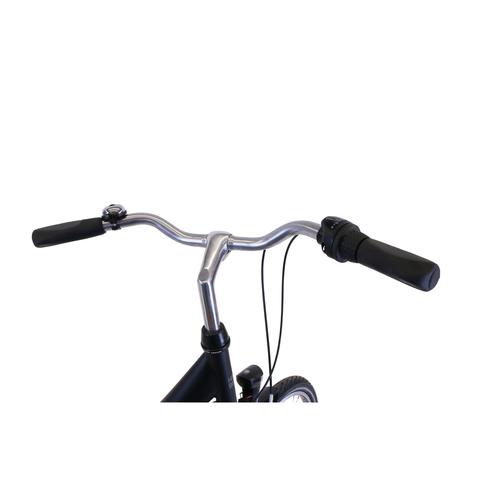 HAWK City Wave Premium Black Damen 26 Zoll - Fahrrad mit 3-Gang Shimano Nabenschaltung, Beleuchtung & Ergogriffen