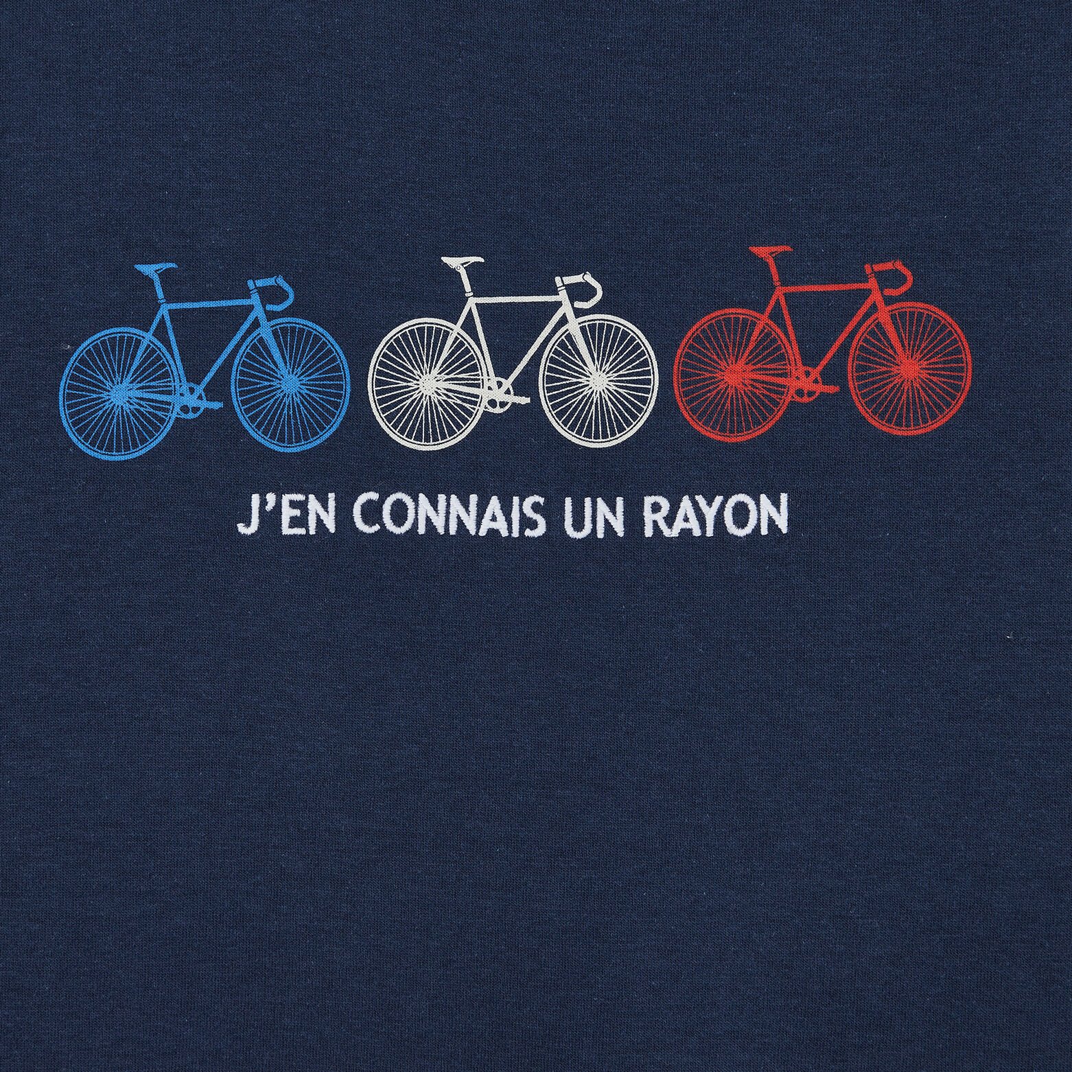 Tee-Shirt col rond licence Tour de France Bleu