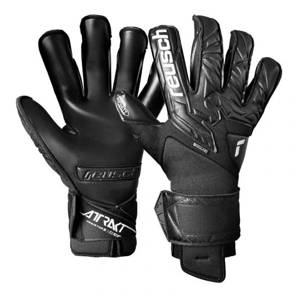 Reusch Luvas de Guarda-redes Attrakt Infinity Resistor Goalkeeper Gloves 5570745-7700 7,5 Preto