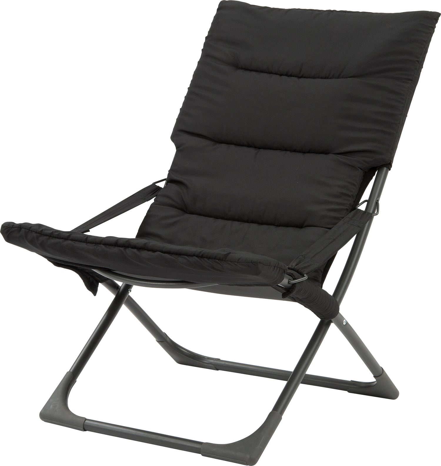 Intratuin relaxstoel Franc zwart