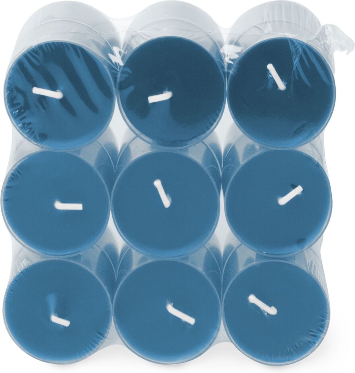 Spaas geurkaars Essential collection Soft Sunrise blauw 4,5 uur D 3,5 H 1,6 cm 18 stuks