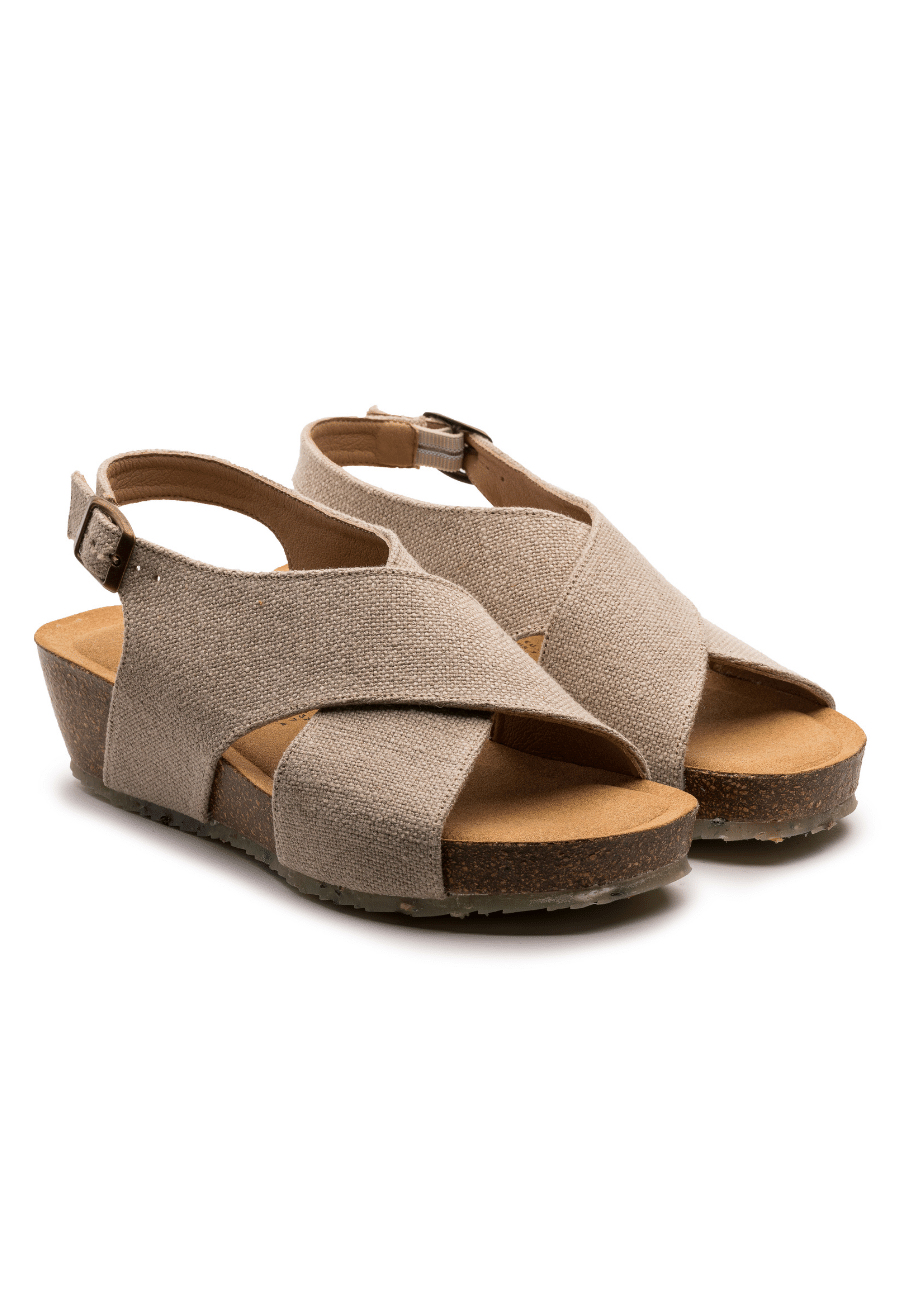 Zouri from the Ocean Sandalen Mermaid Linen - vegan