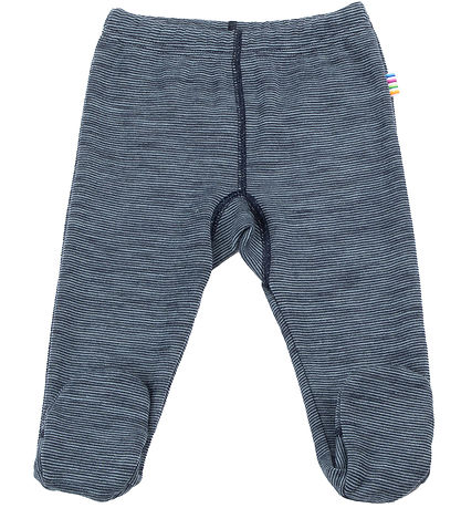 Joha leggings m. F?dder - Uld - Blå