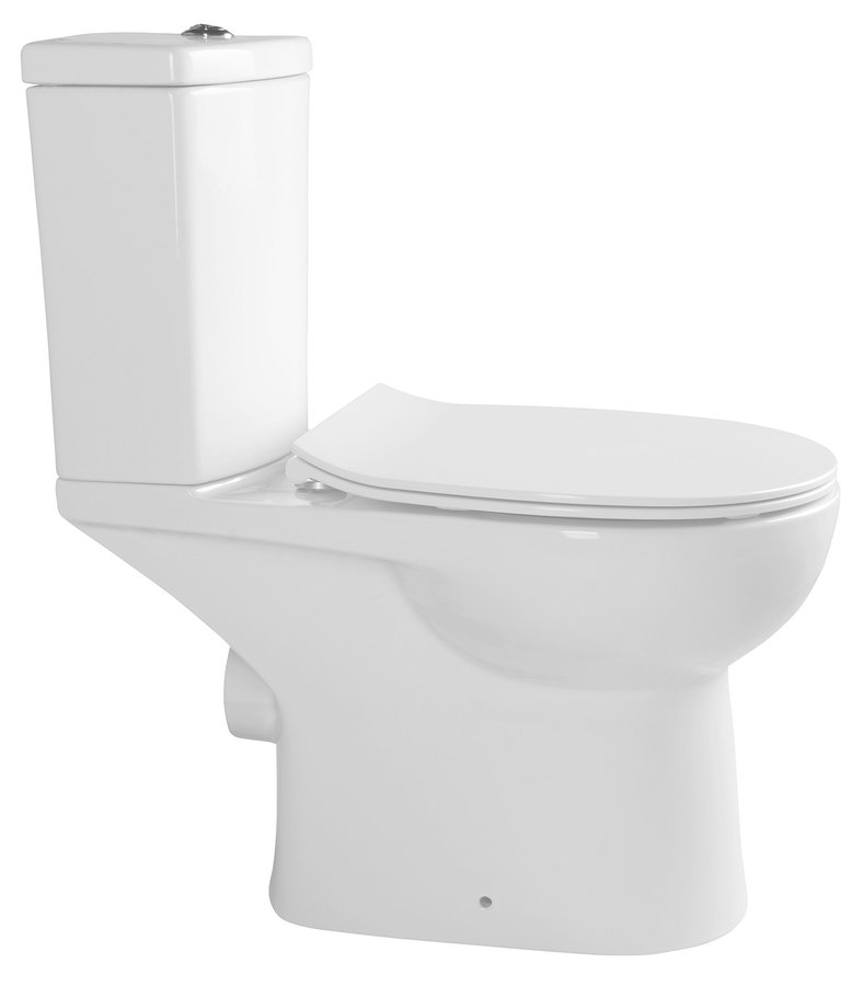 Sapho Kario duoblok staand toilet wit