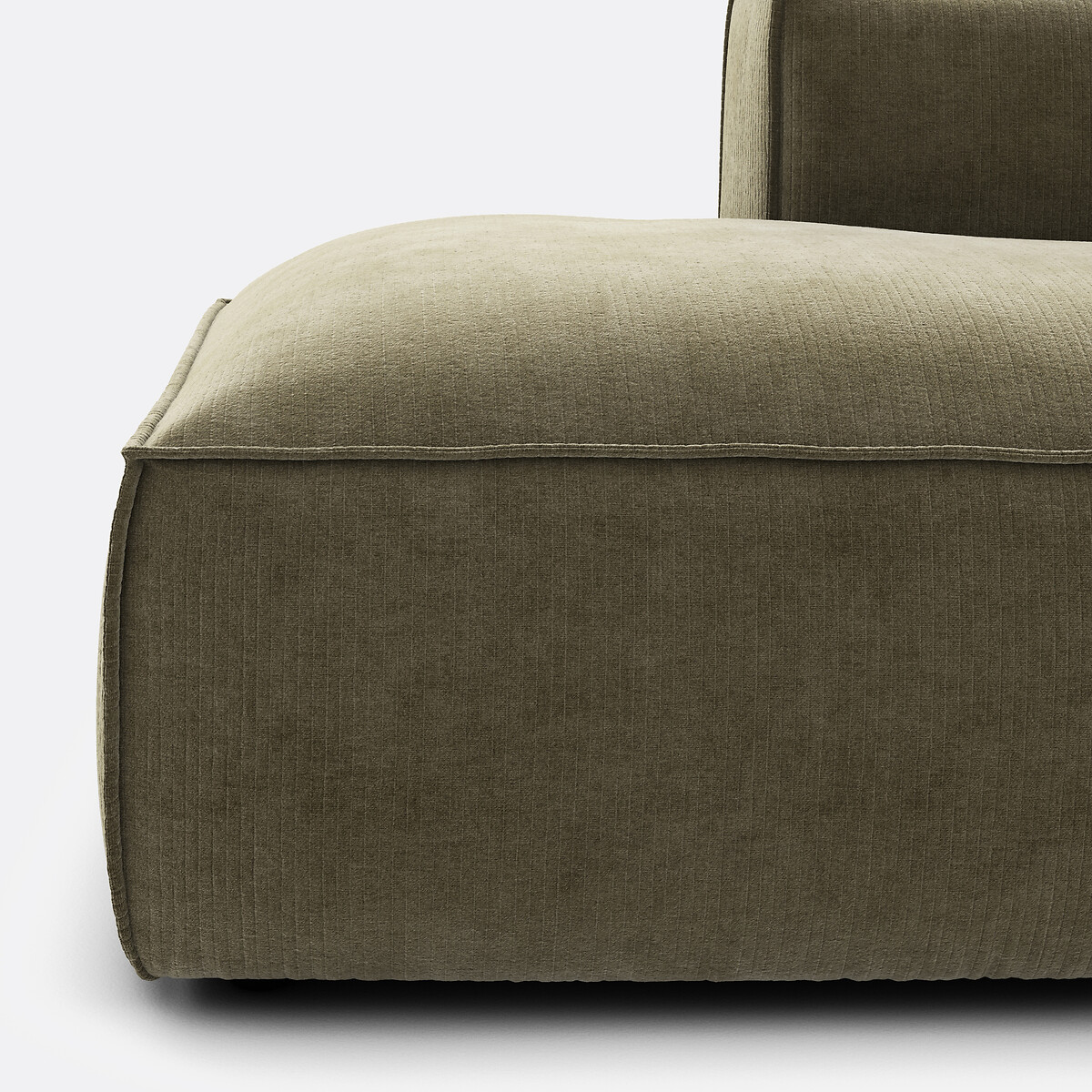 LA REDOUTE INTERIEURS<br>Sofá de 4 peças esquerdo veludo Vintage Seven