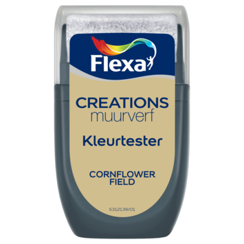 Flexa Creations muurverf kleurtester mat cornflower field 30 ml