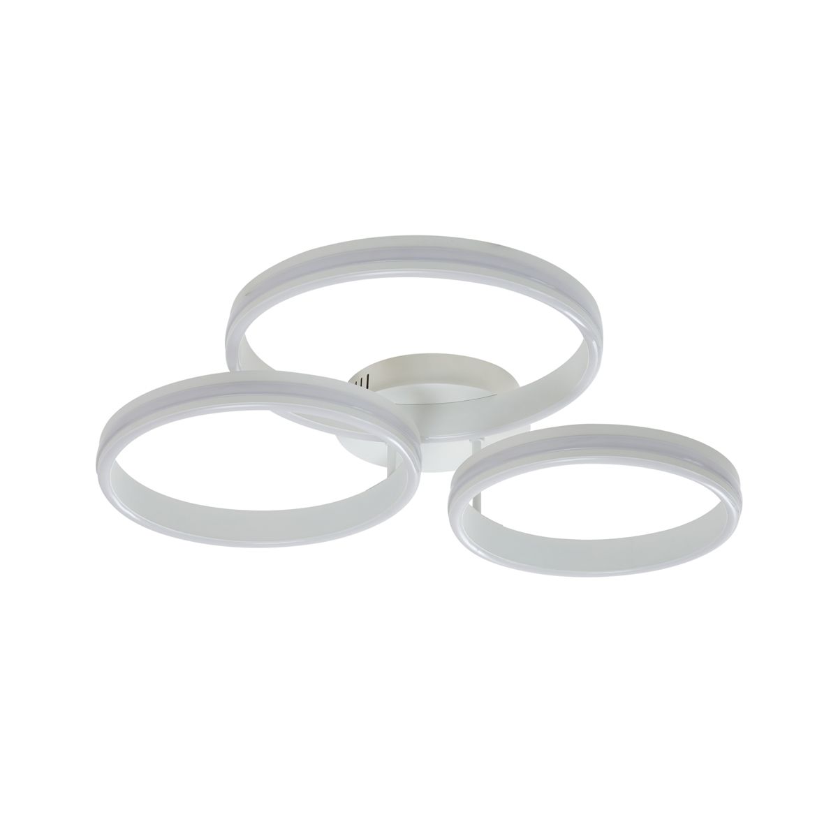 Plafondlamp wit incl. LED 3-staps dimbaar 3-lichts - Navara