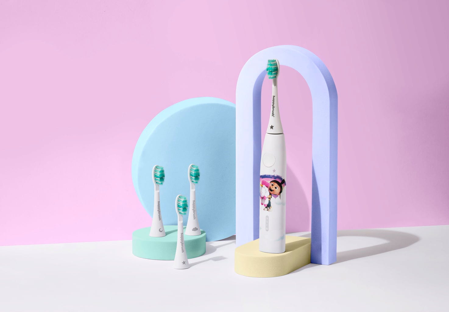 happybrush  ECO VIBE 3+ Aufsteckbürsten Agnes