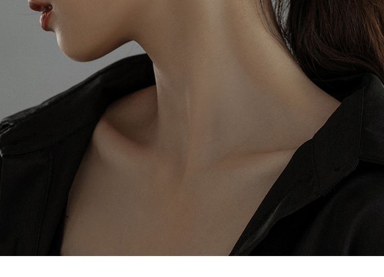 Hansha - 925 Sterling Zilveren Ketting Creolen