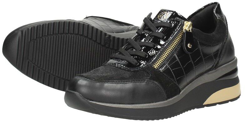 Remonte Veterschoenen Laag zwart