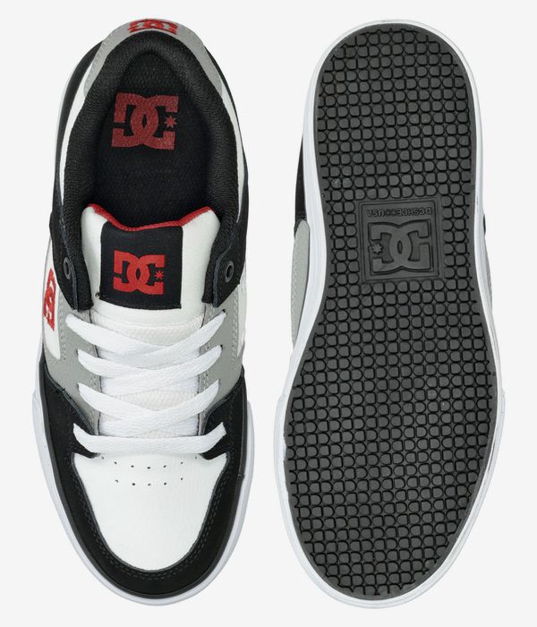 DC Pure Schuh kids (white black red)