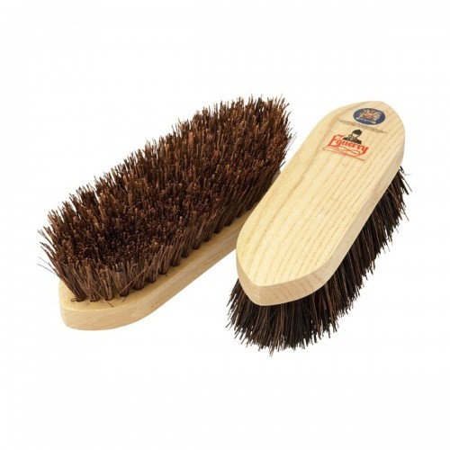 Escova de madeira Dandy para cavalos, marrom