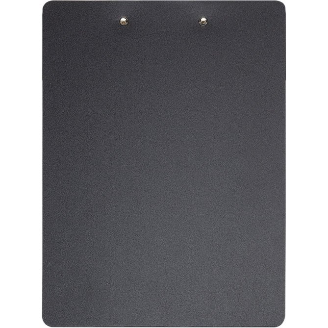 Porte-bloc avec pince flexx, A4, noir / noir