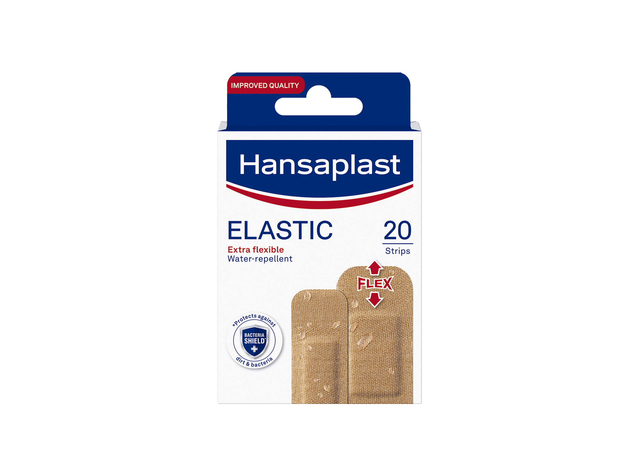 Pensos de Feridas Elastic 2 Tamanhos HANSAPLAST 20 un