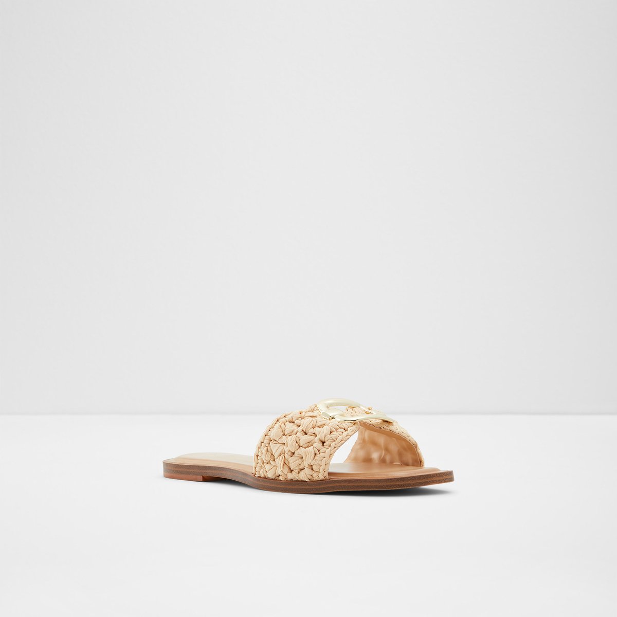 Glaeswen Natural Women Flat Sandals