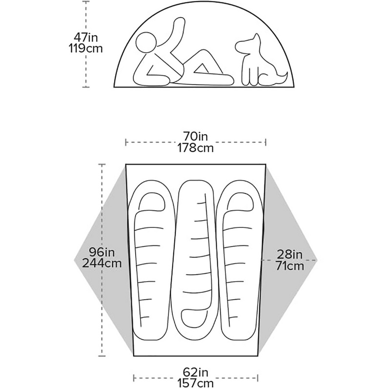 Big Agnes Copper Spur HV UL 3 Long Zelt
