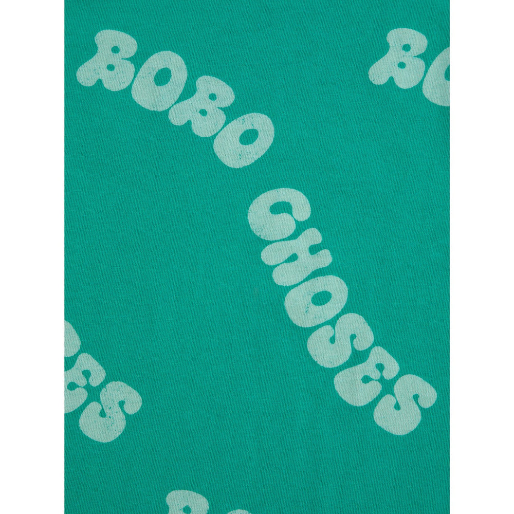 Køb Bobo Choses Green Wavy Bobo Choses All Over T-Shirt
