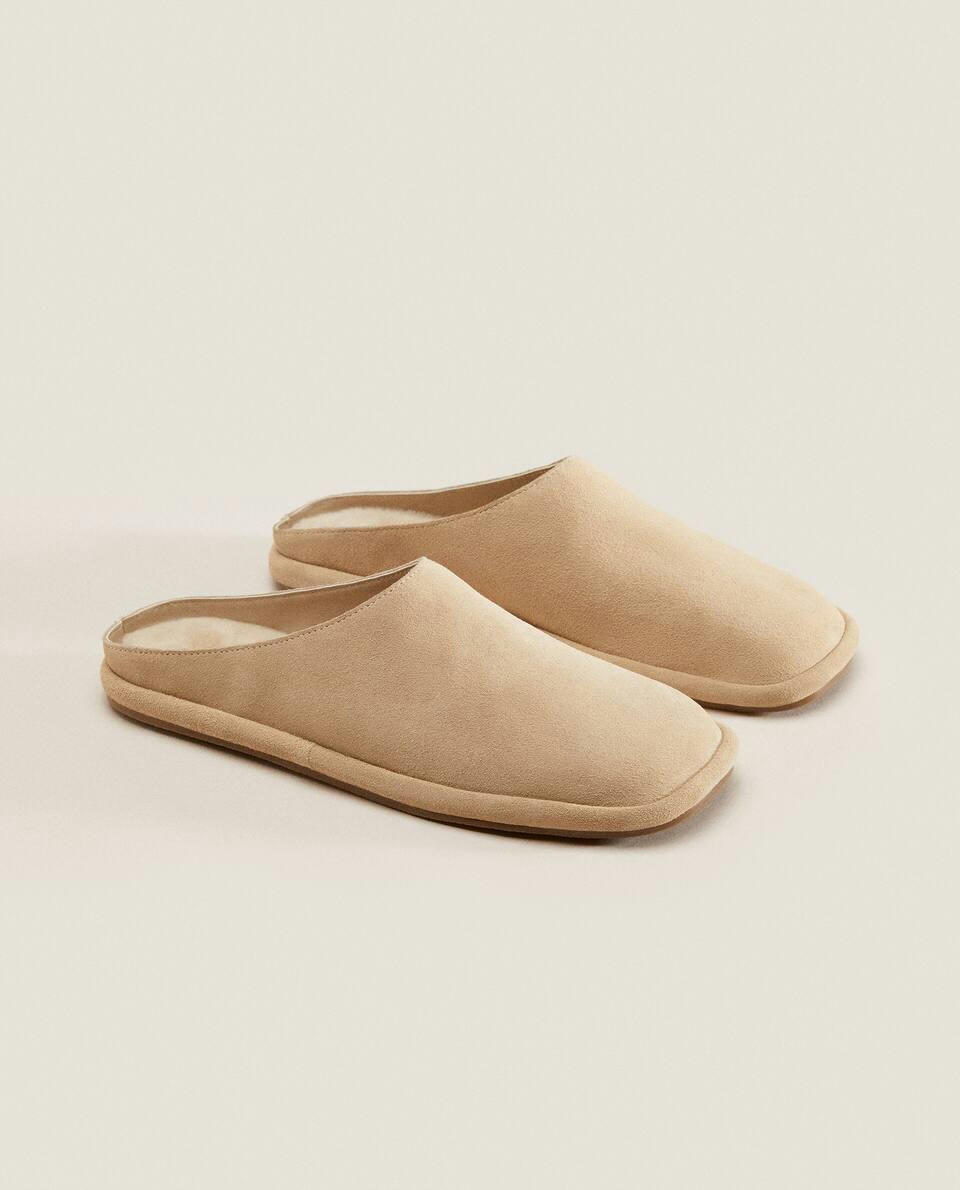 Chinelo Mule de Couro