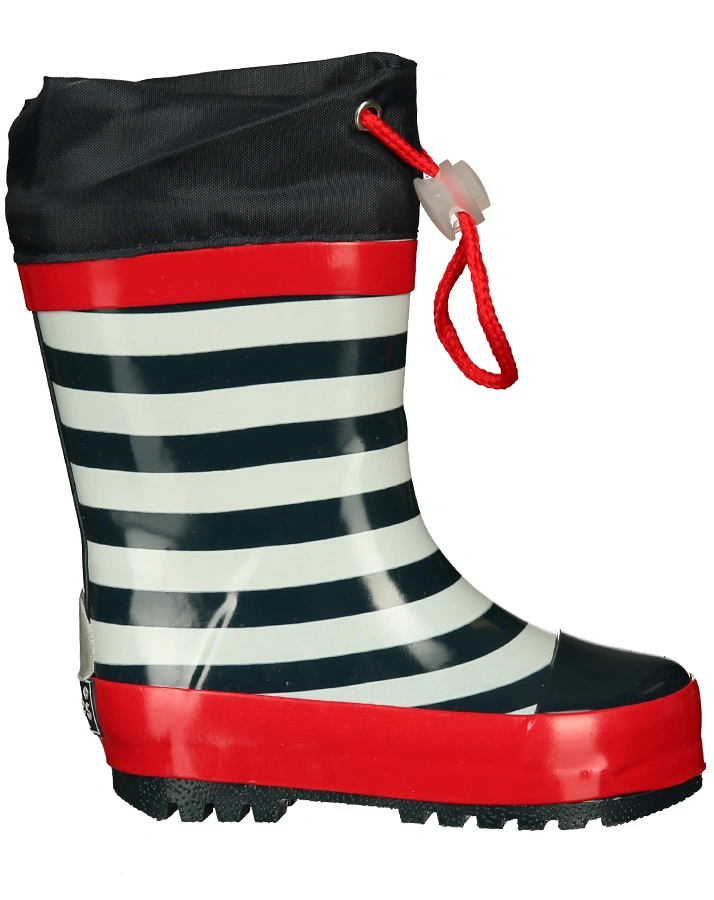 Gummistiefel MARITIM FLAIR gestreift in weiß/marine