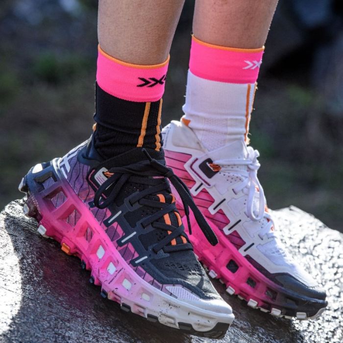 X-Bionic Unisex Strømper X-Socks Trailrun Terraskin Expert Crew Hvid