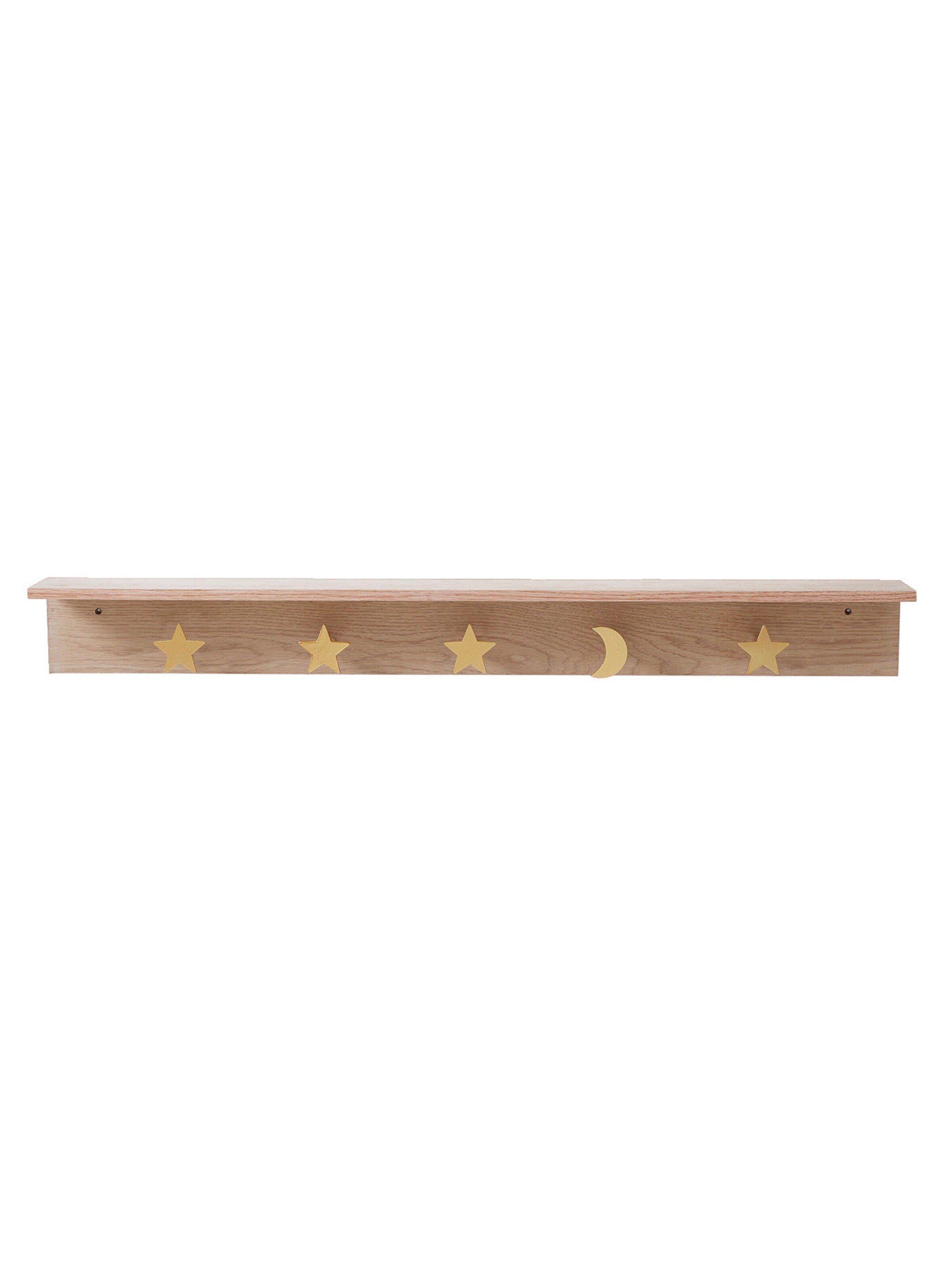 Vertbaudet Kinderzimmer Wandgarderobe MOND & STERNE natur