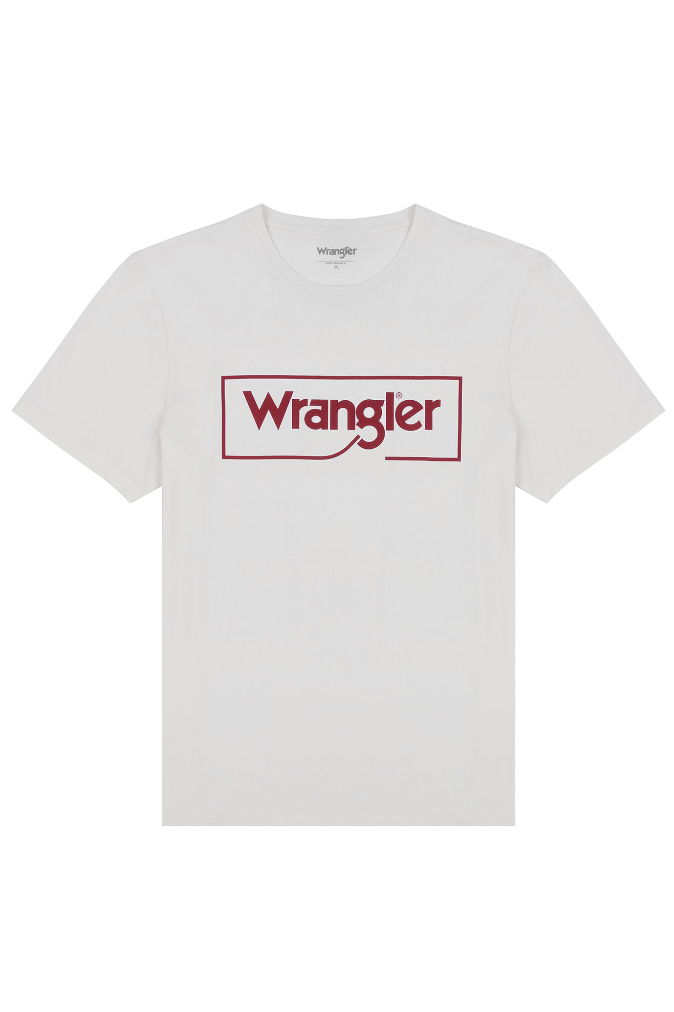 Logotipo padrão em camiseta - Branco