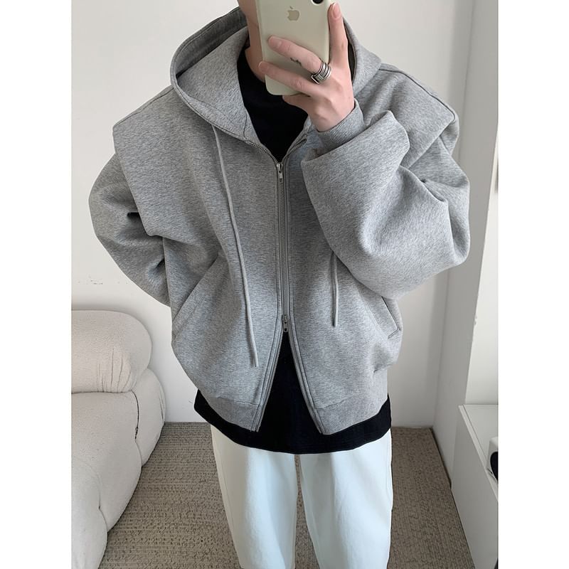 Blueforce - Effen hoodie met rits