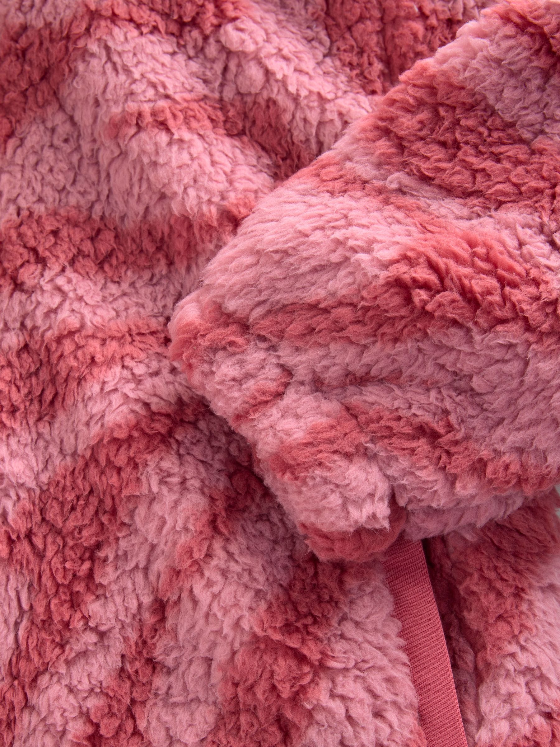 Roze met zebraprint - Fleece All-In-One (1,5 - 16 jr)