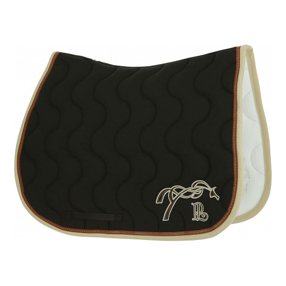 Pénélope CLASSIQUE - Tapis noir/crème