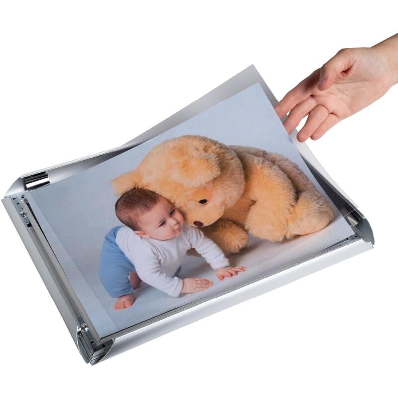 Cadre photo mural aluminium A3 - Argent