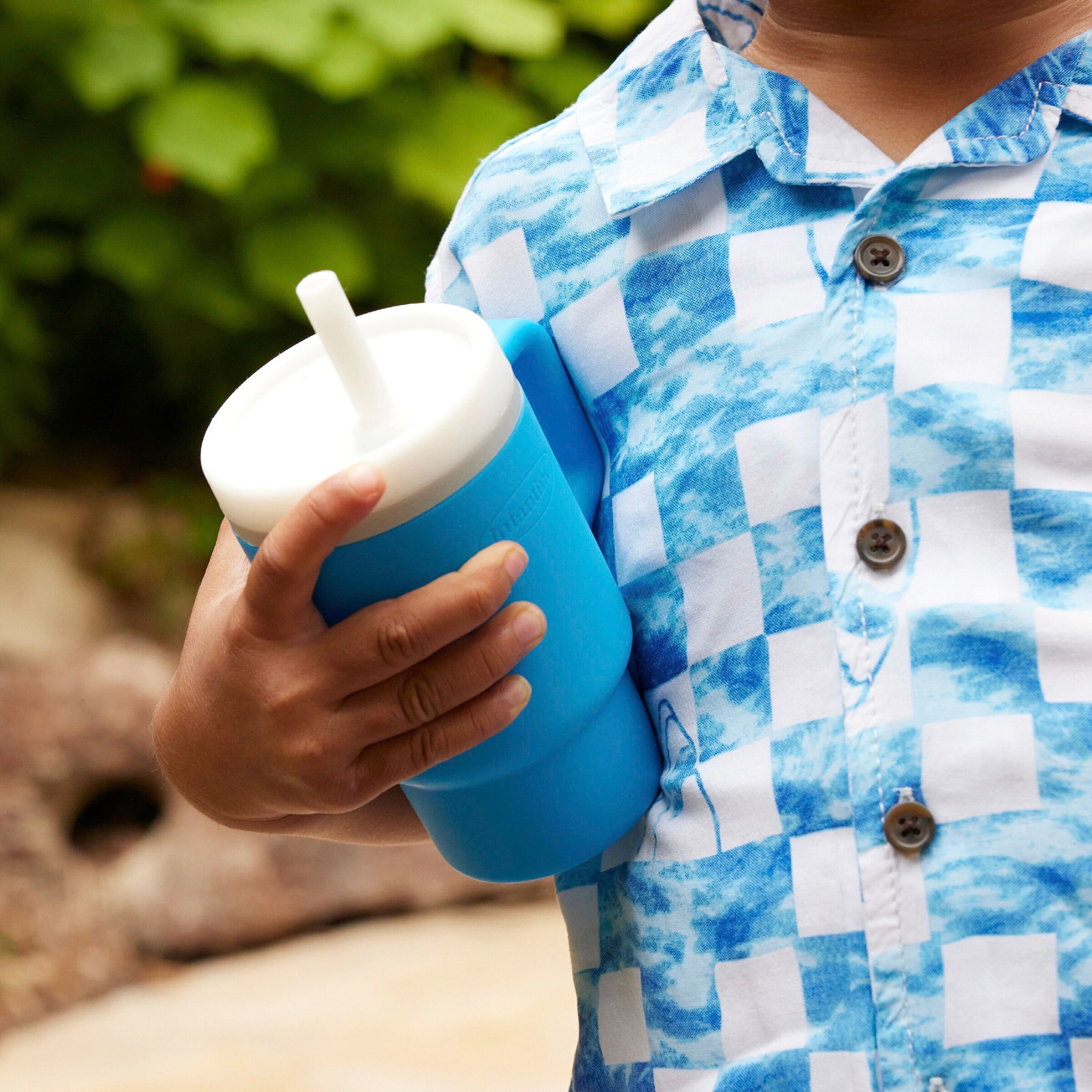 Infantino Mein 1. Tumbler 266 ml blau