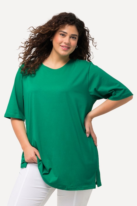 T-Shirt, Rundhalsausschnitt, Relaxed, Halbarm