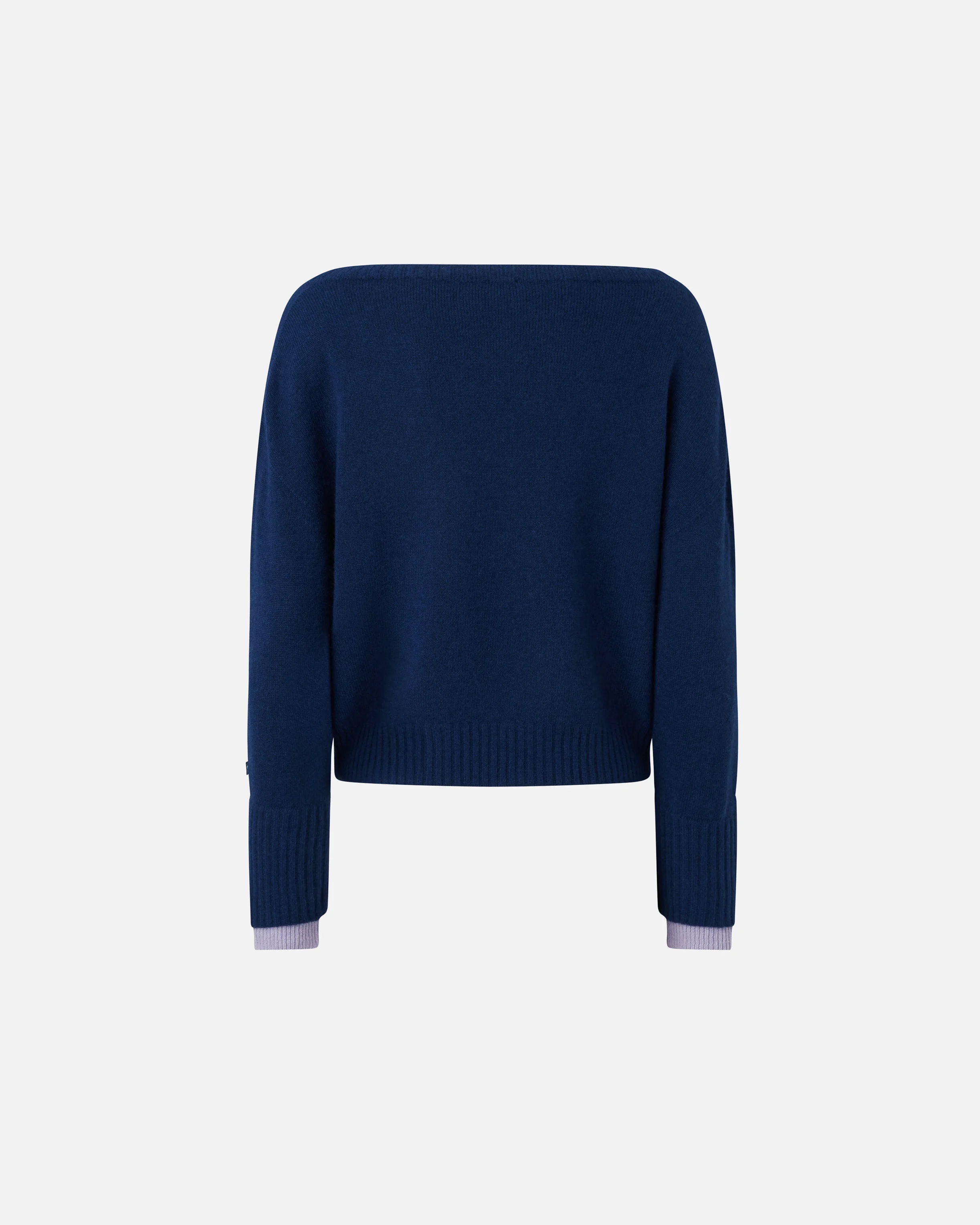 Pull à encolure bateau | Bleu