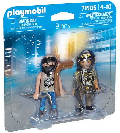 Playmobil Duopack - SWAT & R?ver - 71505 - 9 Dele
