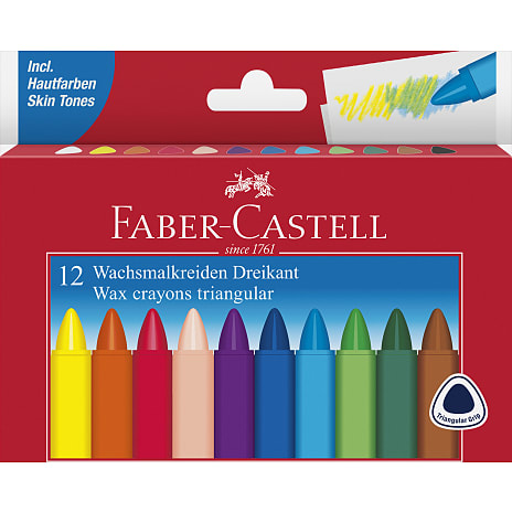 Faber-Castell farvekridt 12-pak