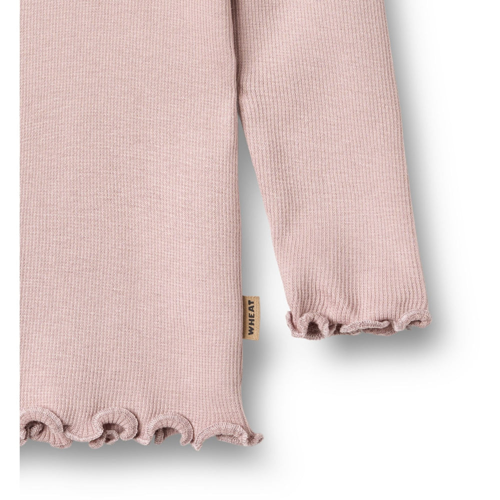 Køb Wheat Soft Lilac Rib Bluse Reese