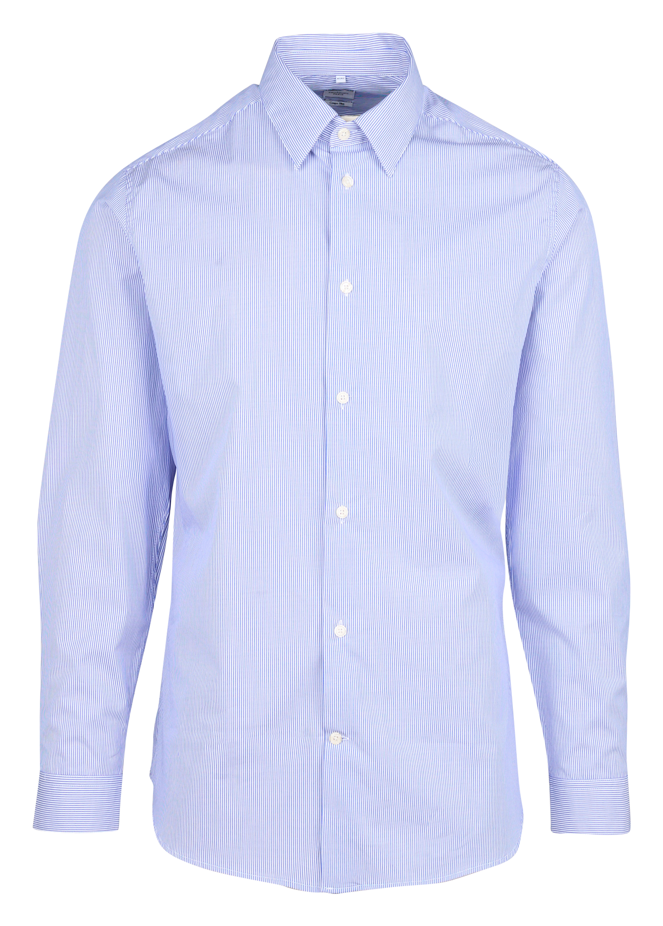CAYUR - Chemise slim rayée en coton | Bleu