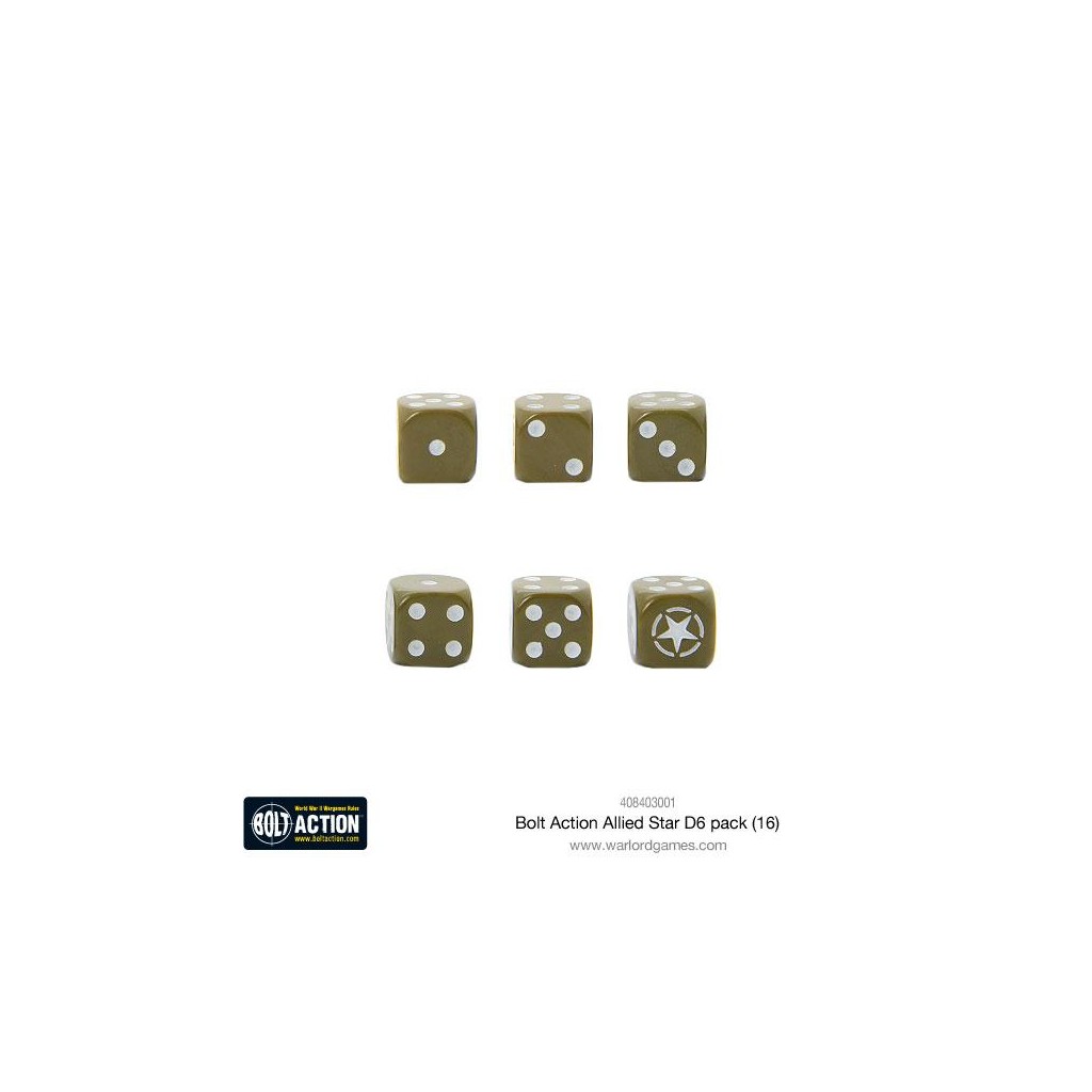Bolt Action - Allied Star D6 Pack