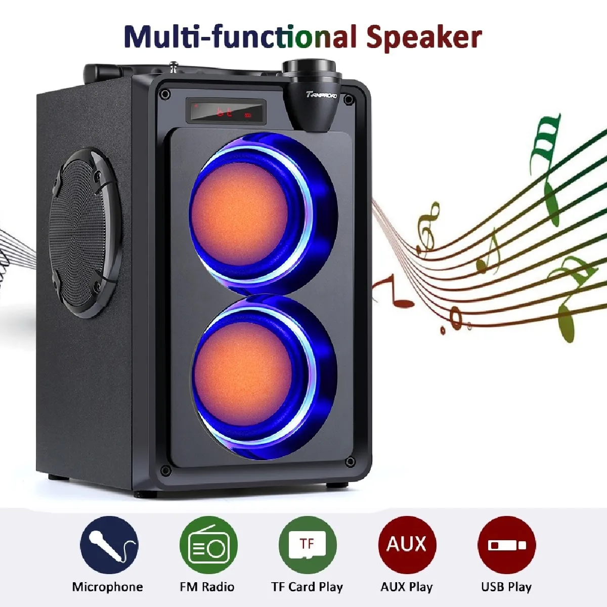 Universal Haut-parleur Bluetooth 20W - Noir