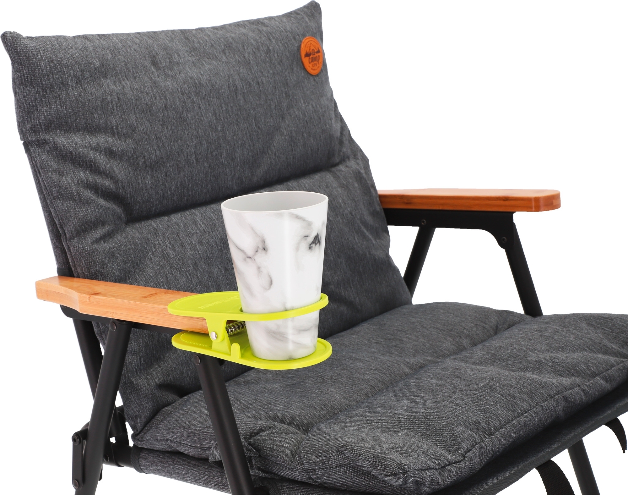 Berger Tischclip Getränkehalter lemon
