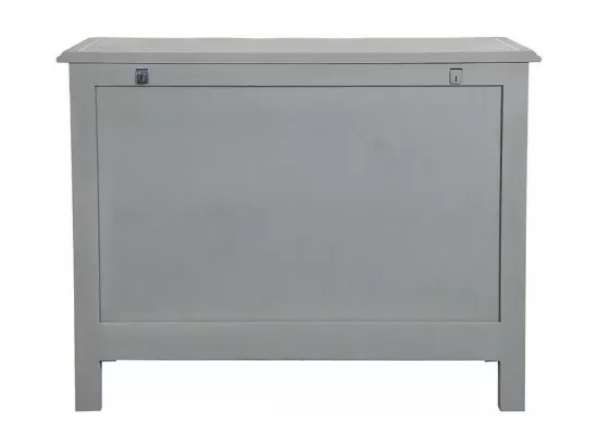 Commode galbée 5 tiroirs Bois-MDF Gris - Gustavien Interior's