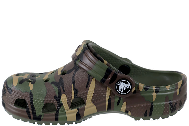 CROCS CLASSIC CAMOFLAGE ARMYGRØN CLOGS