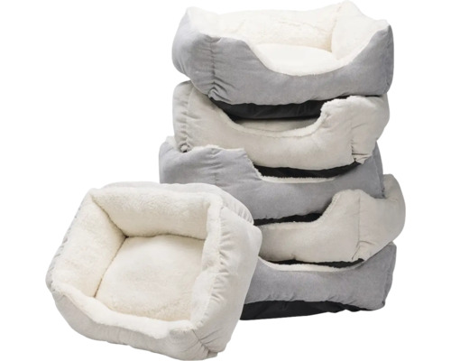 Kattenbed beeztees Kattenbed Mogina 37 x 45 x 18 cm beige grijs