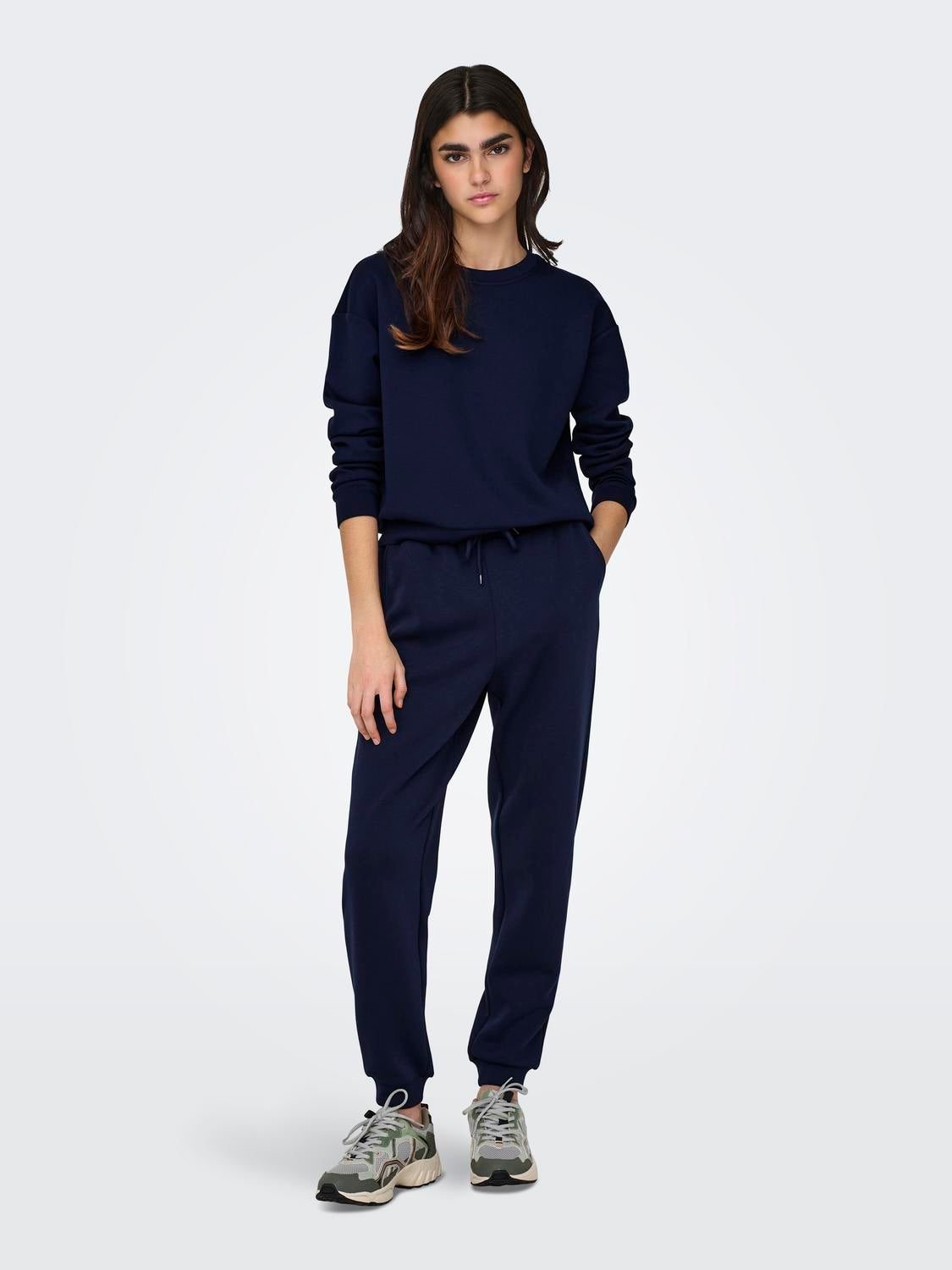 ONPLOUNGE Hohe Taille Normal geschnitten Jogginghose Maritime Blue