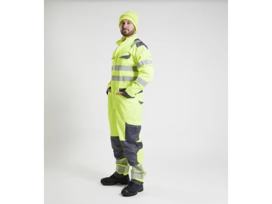 Combinaison de travail haute-visibilité fluo jaune/anthracite Würth MODYF