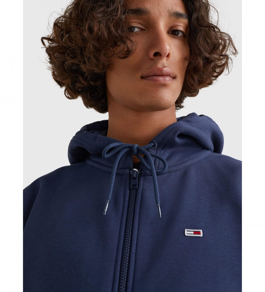 Moletom Tommy Jeans azul-marinho com capuz