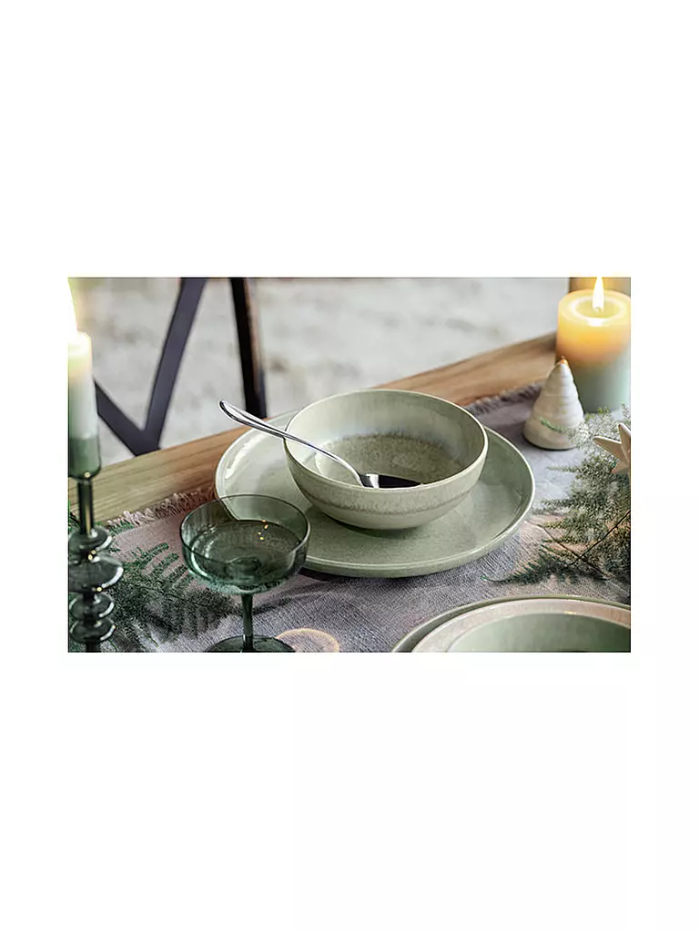 LIKE BY VILLEROY & BOCH Speiseteller 27cm PERLEMOR Alga  olive