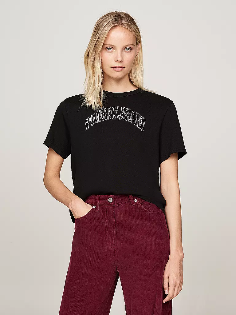 TOMMY JEANS T-Shirt schwarz