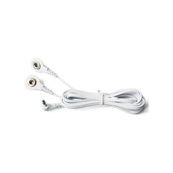 One Drag Two Spenne Wire med liten rund lapp for fysioterapiutstyr Hvit