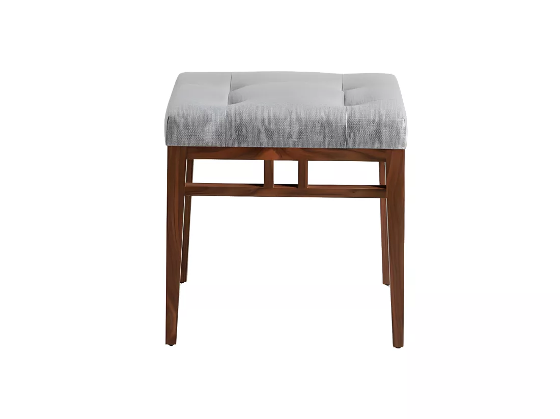 Banquette en tissu et bois de noyer 5027 ANGEL CERDA